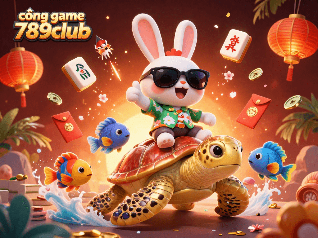 Experience thrilling gameplay with cổng game 789club featuring vibrant characters and festive elements.
