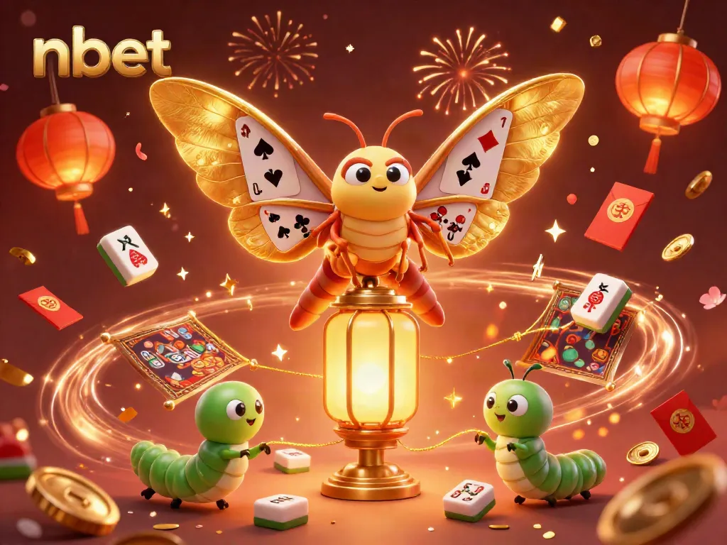Experience the vibrant world of nbet with a colorful casino-themed scene filled with excitement and dynamic elements.