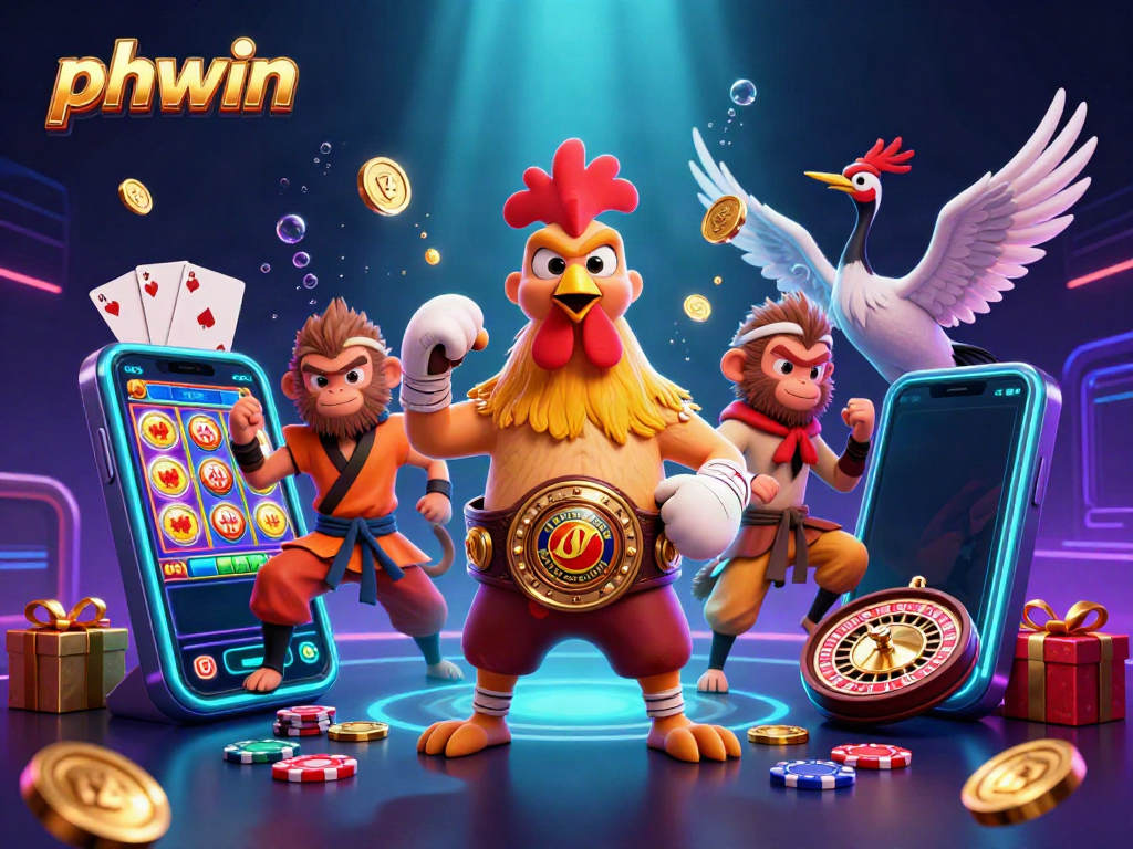Engage with phwin's thrilling online casino experience featuring unique characters and exciting game elements.