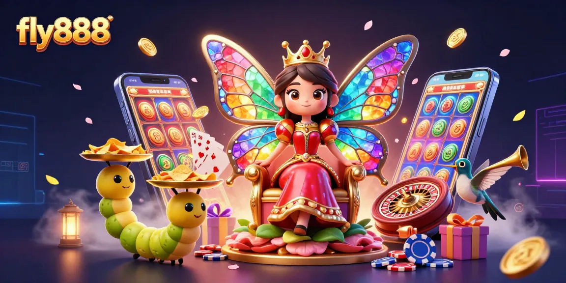 Win big with fly888 at an exciting online casino featuring vibrant slot games and fun characters.