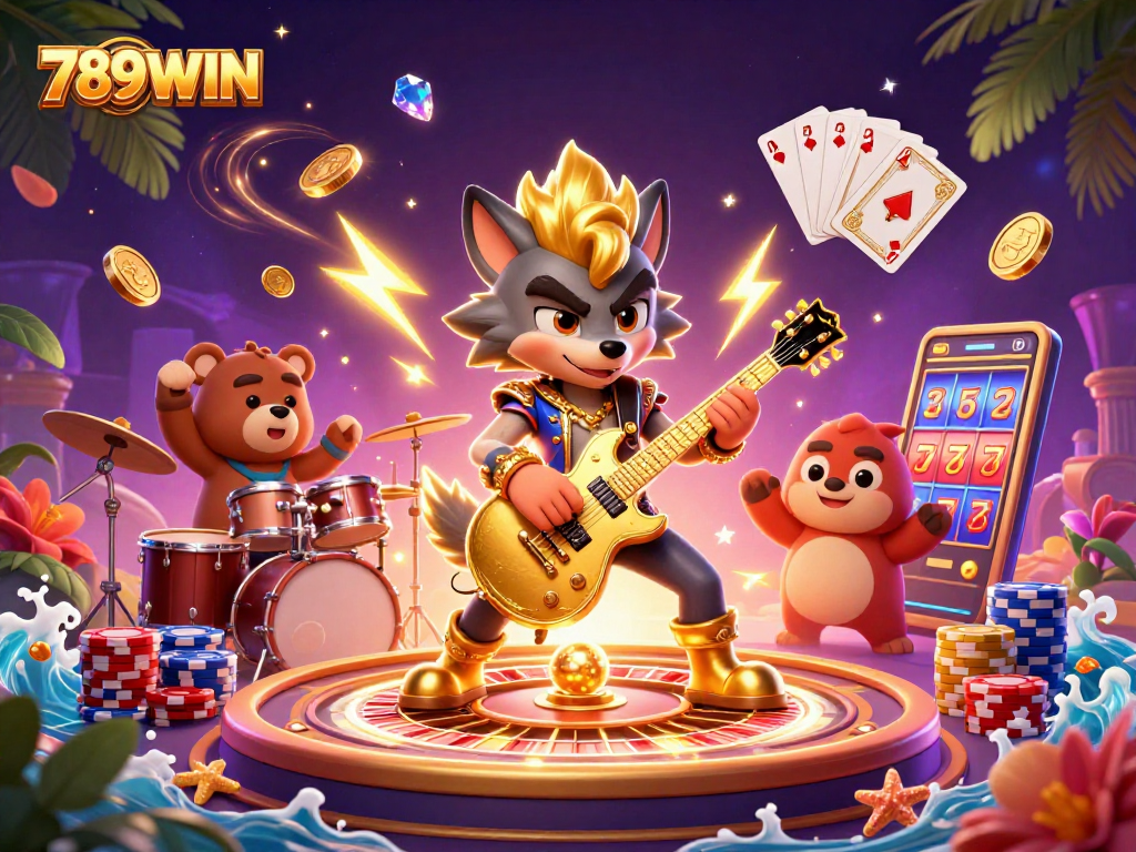 Join the excitement and win big with 789WIN at this vibrant casino scene!