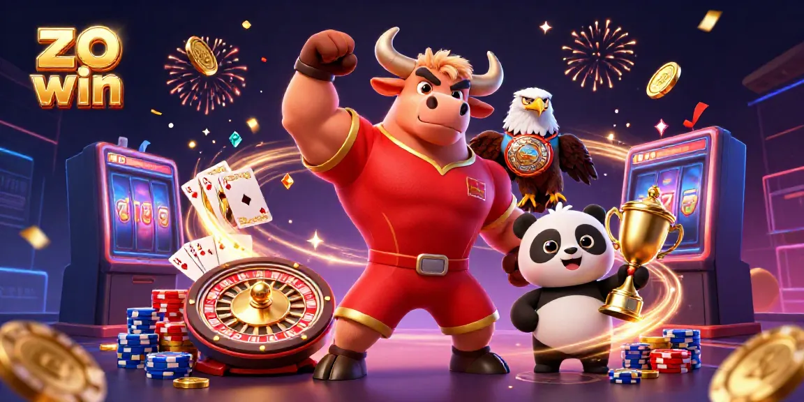Win big with the engaging scene illustrating zo win’s vibrant casino atmosphere.