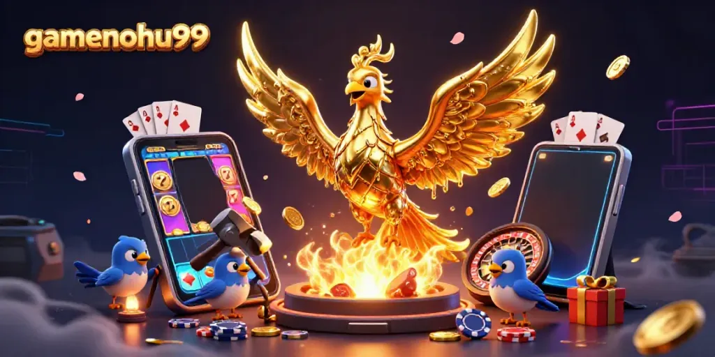 Experience the thrilling gaming world of gamenohu99 with interactive slot gameplay and vibrant characters.
