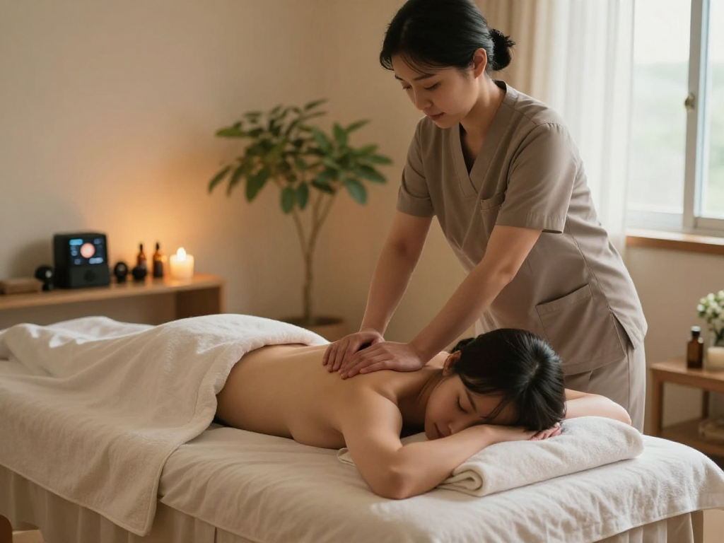 Experience a relaxing 강남출장마사지 in a tranquil home setting with a professional therapist.
