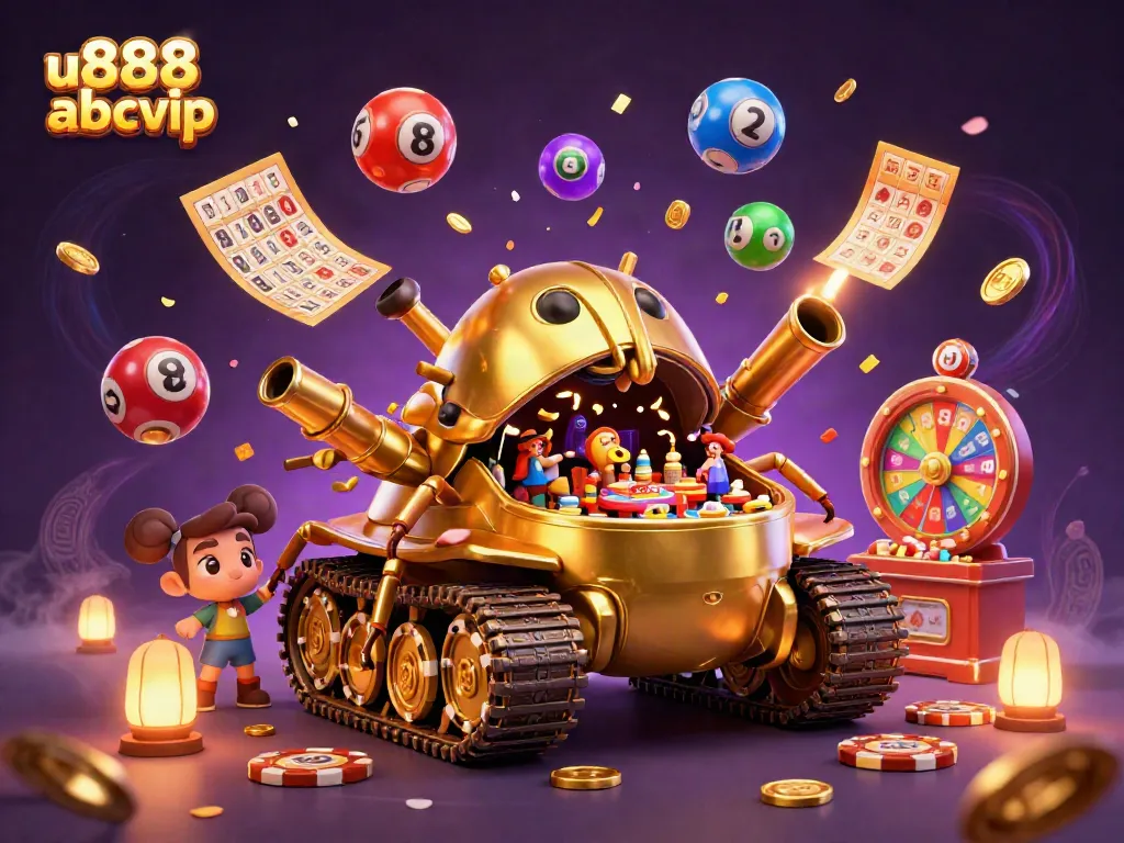 Experience thrilling wins with u888 abcvip in this vibrant 3D casino scene!