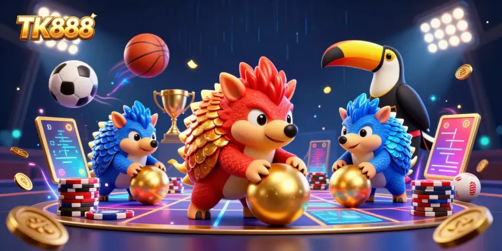 Experience competitive gambling with TK888's lively pangolins and rich casino elements.