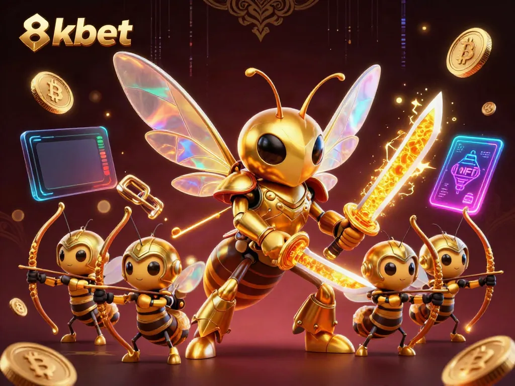 Engage with the dynamic 8xbet casino experience featuring samurai hornet characters and cryptocurrency elements.