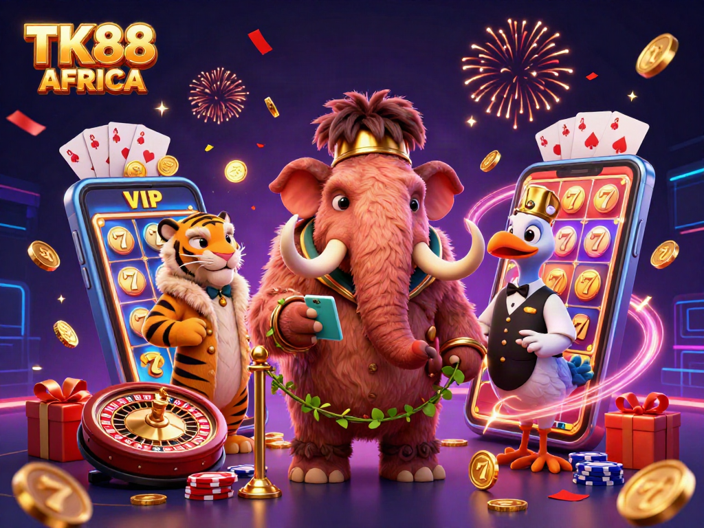 Join the fun at TK88 AFRICA with vibrant 3D characters and thrilling casino games.