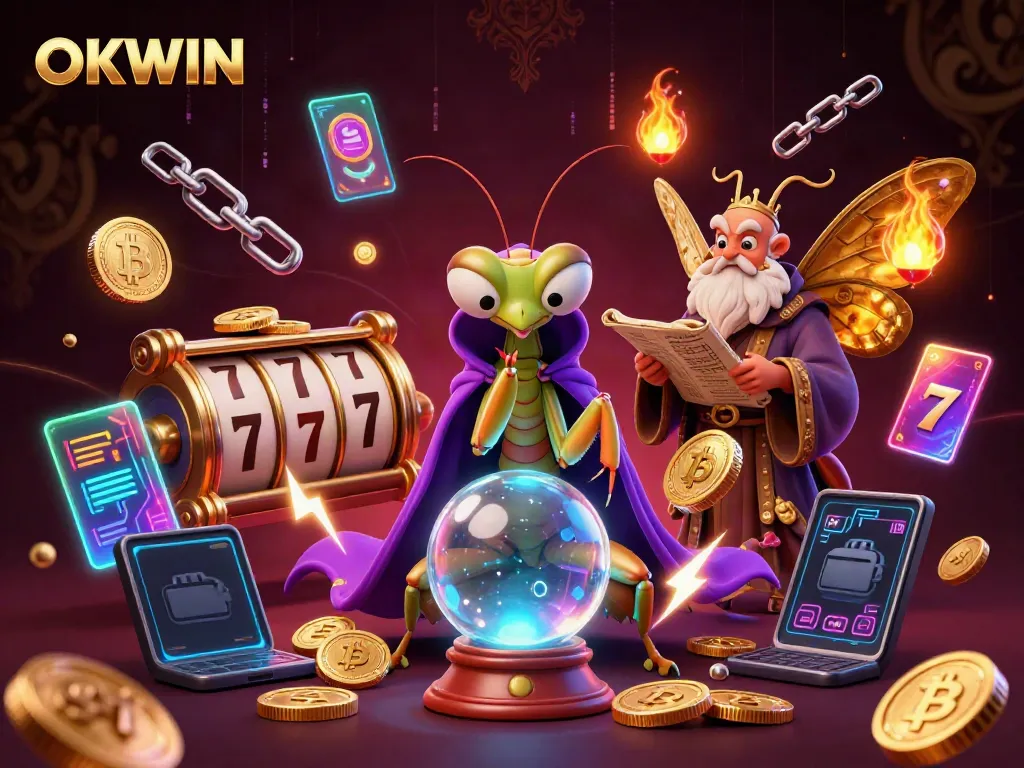 OKWIN offers immersive online gaming experiences with vibrant slots and crypto themes.