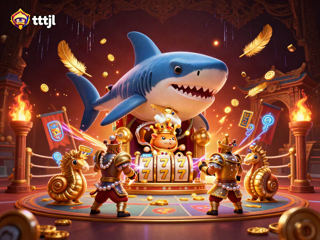 Engage with the dynamic world of tttjl and its vibrant gambling scene featuring a hamster king and his royal guards.