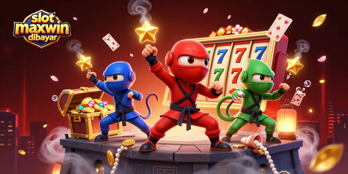 Experience thrilling slot maxwin dibayar wins with a chameleon ninja crew amidst explosive treasures.