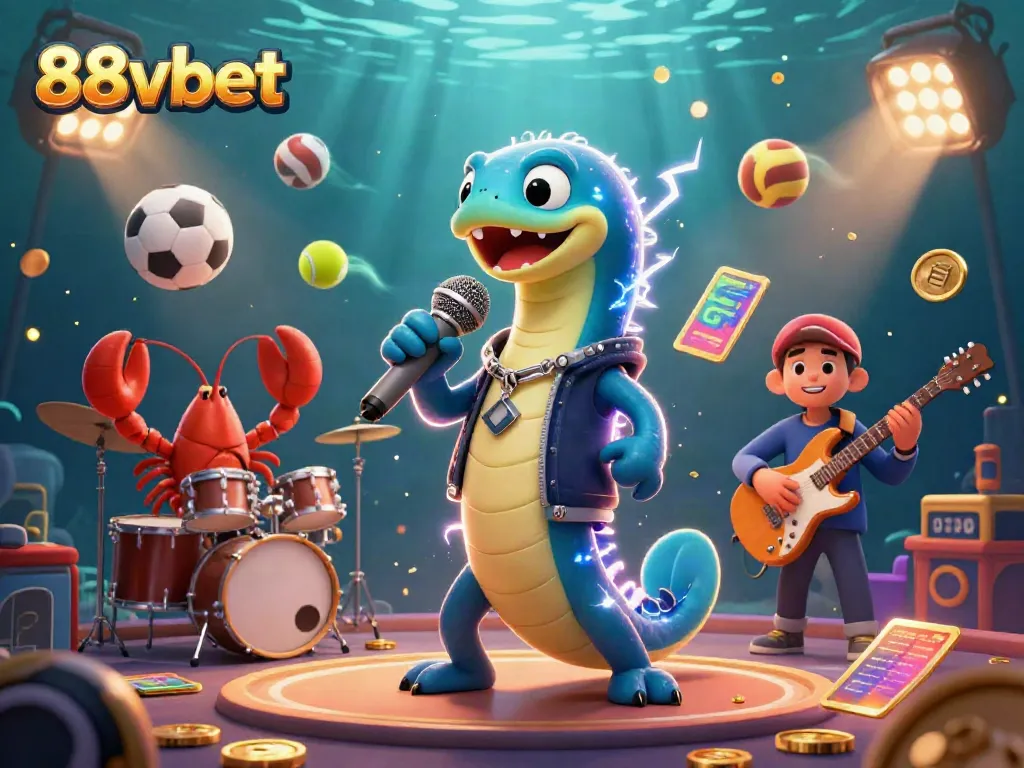 Experience lively games at 88vbet's underwater casino with vibrant characters and dynamic action.