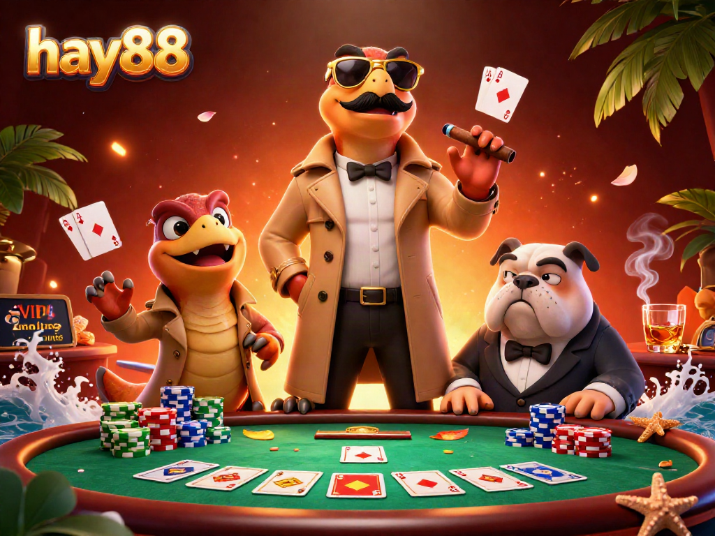Experience excitement with hay88's raptors trying to enter a vibrant casino scene full of energy.