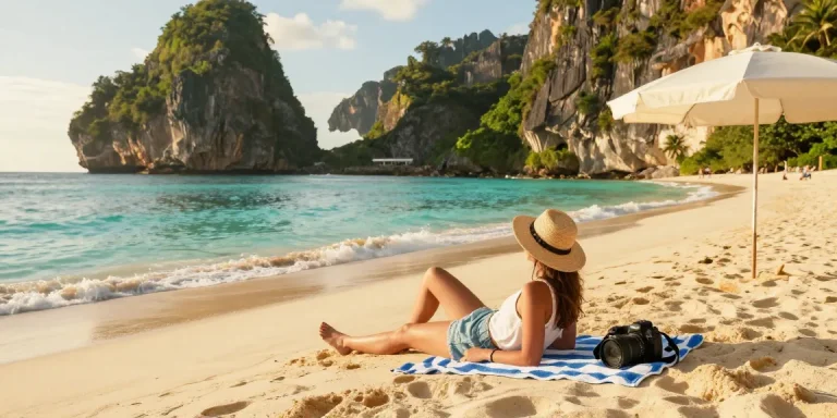 Relaxing at Kaputas Beach with turquoise waters and serene cliffs.