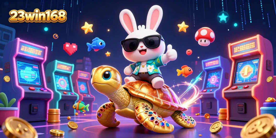 Experience gaming excitement at 23win168 with the lucky rabbit and golden sea turtle adventure.