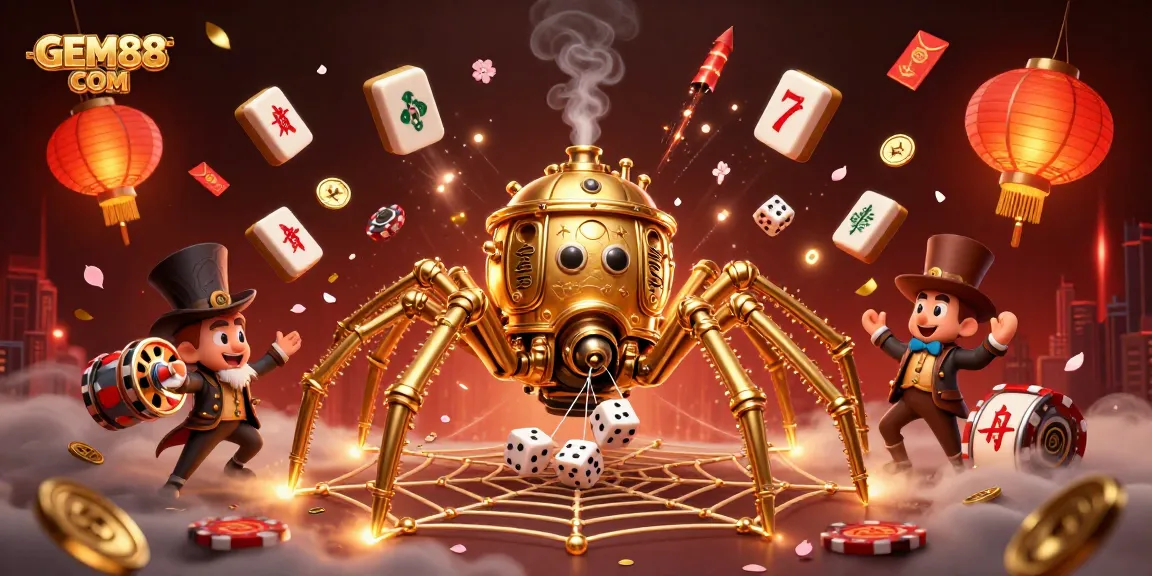 Engage in thrilling gameplay with GEM88 COM's vibrant casino experience, featuring dynamic slot and game elements.