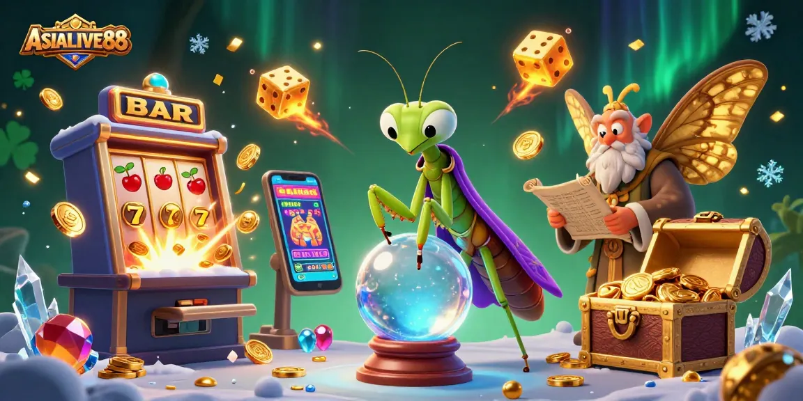 Experience ASIALIVE88's vibrant gaming world through a 3D illustrated casino scene packed with fortune and excitement!