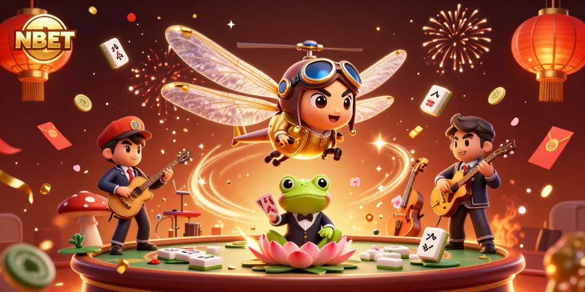 Engage with NBET at an exciting lily pad casino led by a frog dealer and jazz-playing crickets.