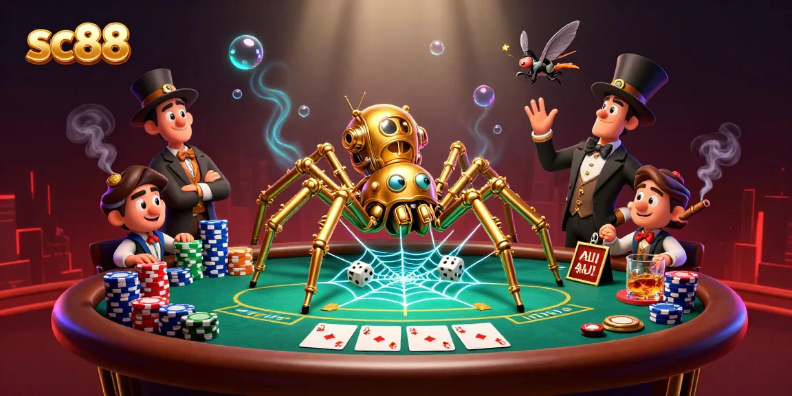 Engage in thrilling gameplay at SC88 with vibrant poker elements and captivating visuals.