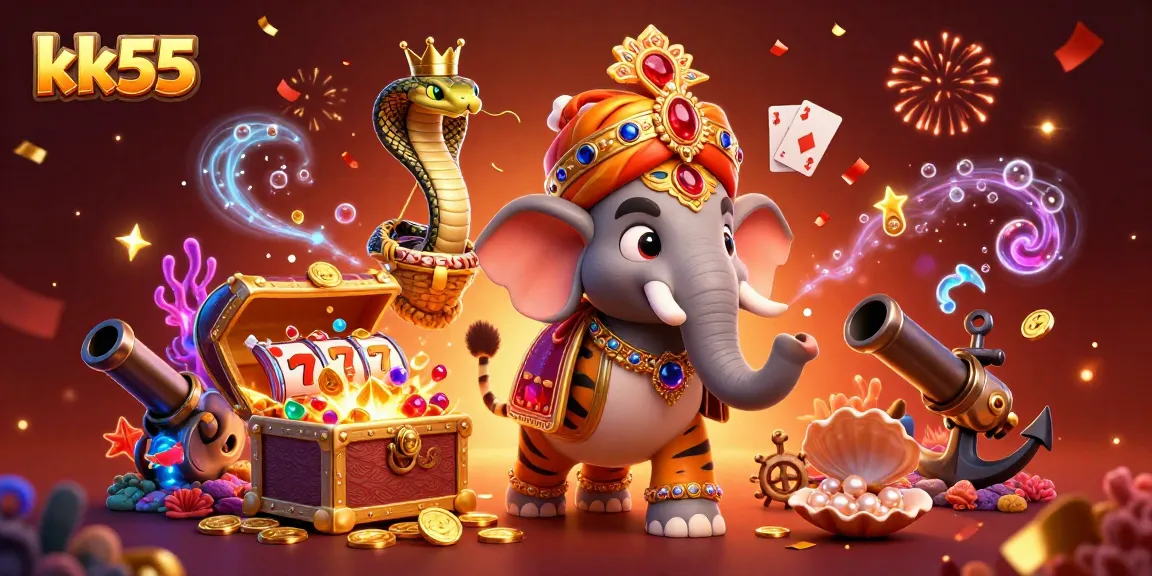 Play thrilling games with kk55 at a dynamic online casino featuring vibrant characters and rich visuals.