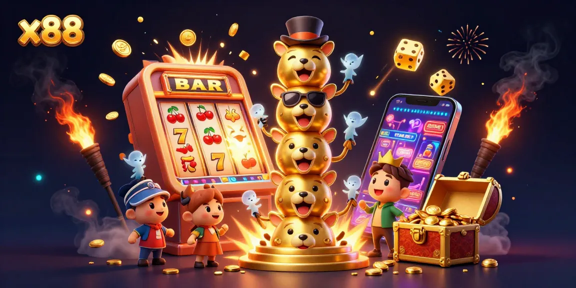 Spin the reels and explore exciting wins at x88, a vibrant casino world bursting with action.