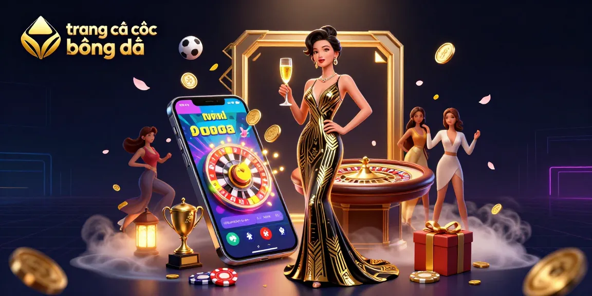 Experience the excitement of trang cá cược bóng đá with a glamorous Asian woman in a casino setting, celebrating winnings.