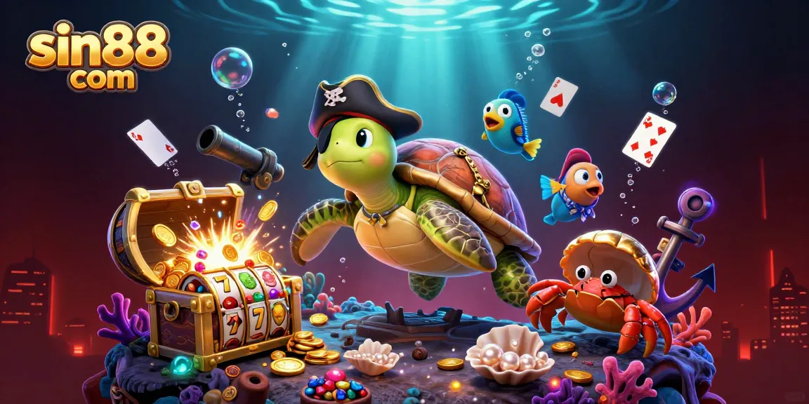Win big at sin88 com with this vibrant underwater scene showcasing exciting slot elements.