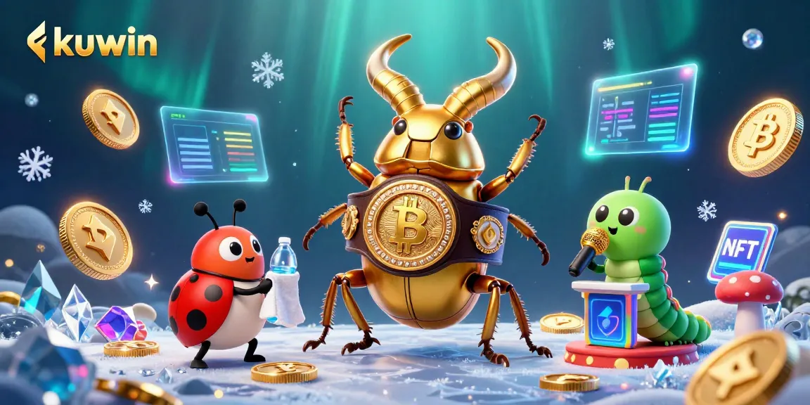 Engage in thrilling gameplay with kuwin's vibrant casino atmosphere surrounded by animated characters and glowing coins.