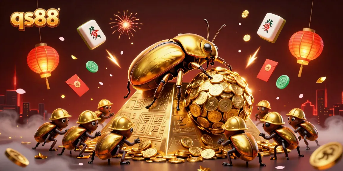 Experience the thrilling world of qs88 through a spectacular casino-themed illustration.