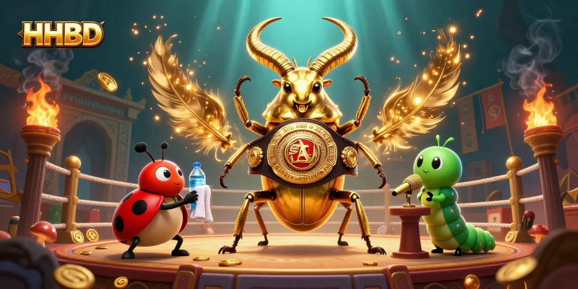 Engage in thrilling HHBD betting with a vibrant 3D illustration showcasing champion characters.
