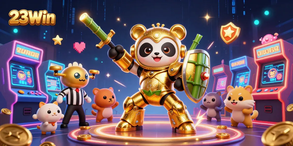 Experience 23Win's exciting gaming atmosphere with dynamic characters and advanced game elements in action.