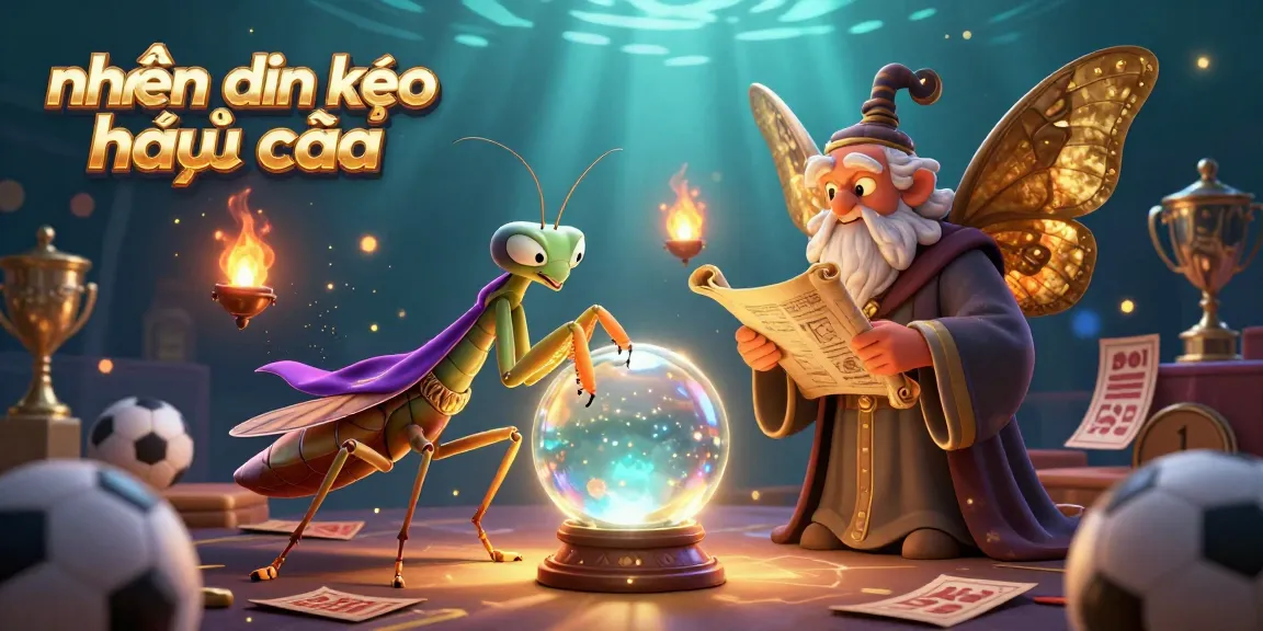 Engage with nhận định kèo nhà cái insights through this vivid sports betting scenario illustration.