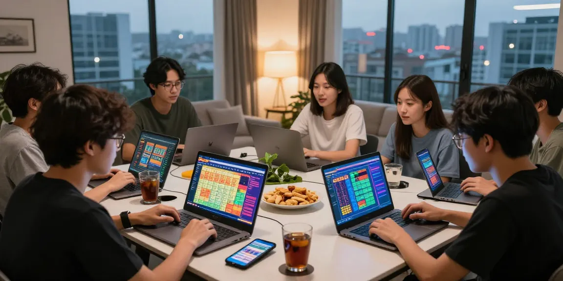 Engaged players strategizing for Pasaran Togel Terlengkap in vibrant gaming scene.