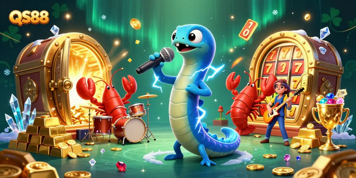 Get ready to win big with QS88, featuring an electric eel DJ and more in an underwater casino!