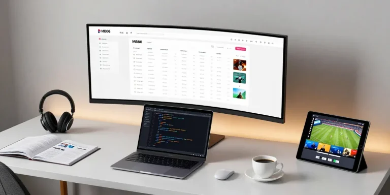 MB66 betting application interface in a modern development workspace focusing on software development and cloud technology.