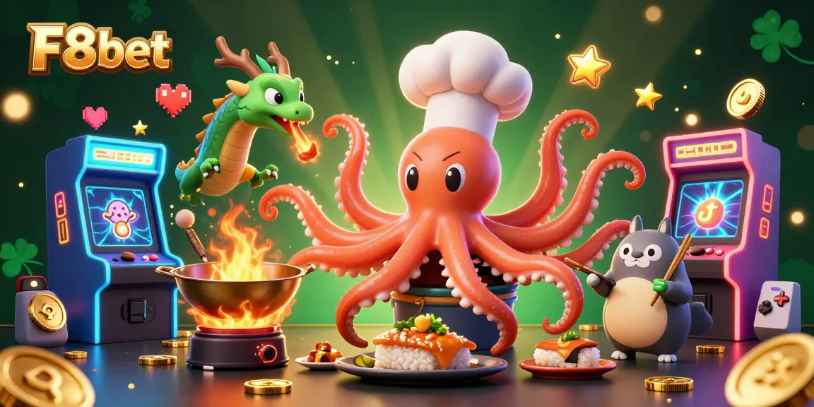 Experience the excitement of F8bet with vibrant characters and dynamic casino gaming elements.