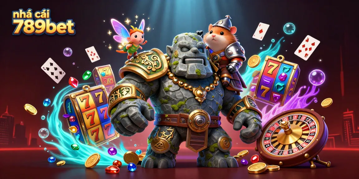 Engage with nhà cái 789bet's exciting slots and dynamic gaming atmosphere representing casino action