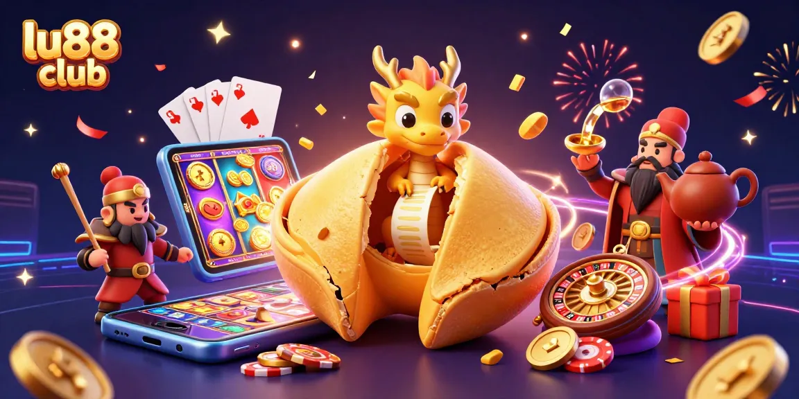 Experience excitement with the lu88 club as golden coins and slot games light up the scene.