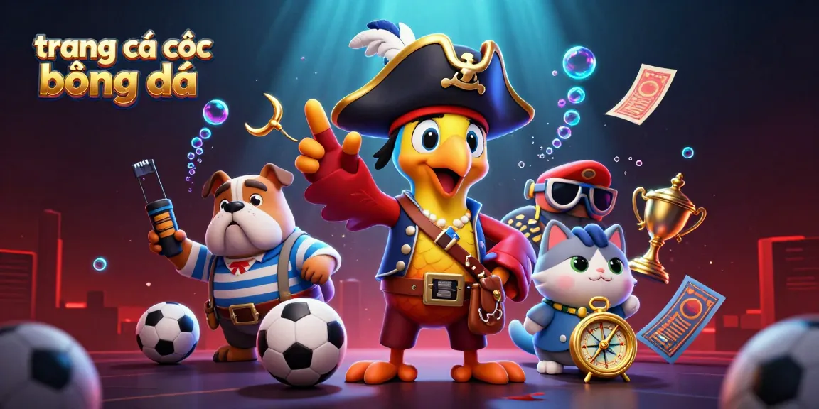 Engage in sports betting excitement at trang cá cược bóng đá with vibrant characters and betting elements