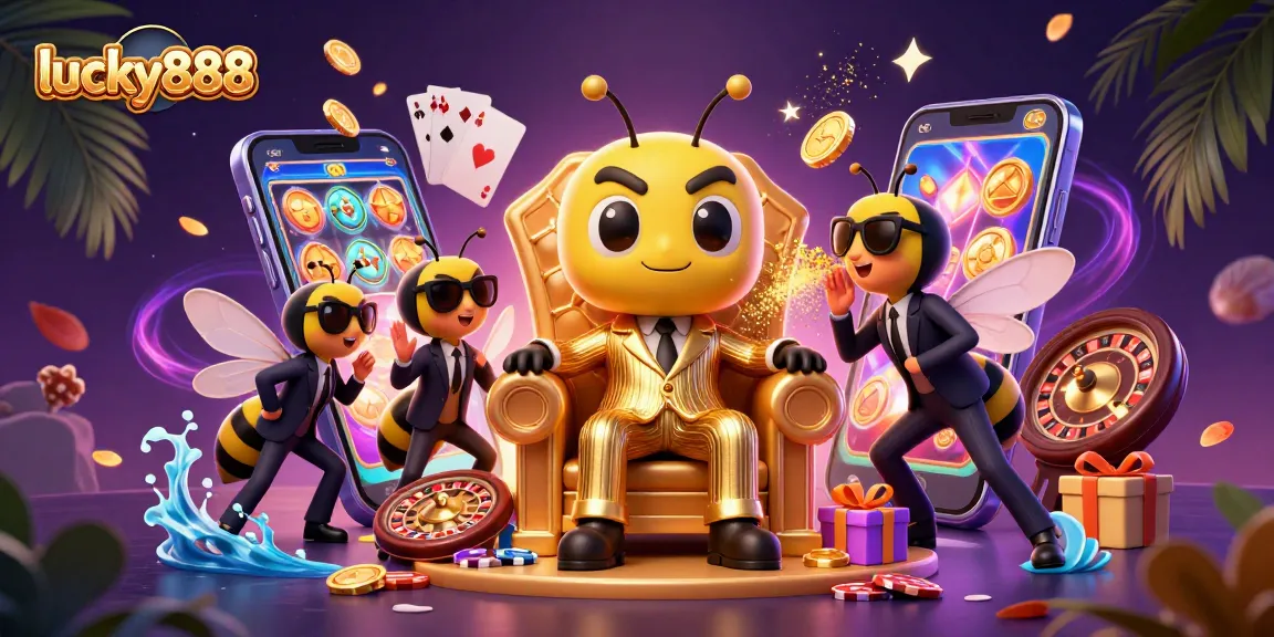 Experience the captivating world of gaming action with lucky888 in this vibrant casino scene.