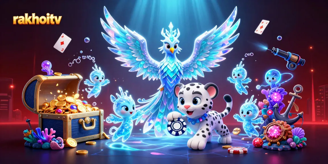 Experience thrilling gameplay action at rakhoitv with an illustrated poker scene featuring enchanting characters.