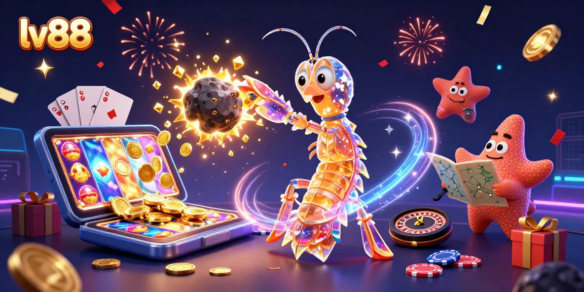 Experience the excitement of lv88 with vibrant 3D casino elements and dynamic characters in an epic adventure.