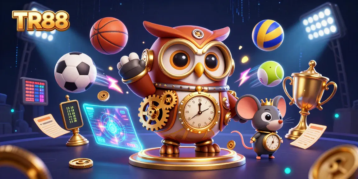 Experience TR88 with vibrant 3D casino elements, showcasing dynamic betting excitement and action.