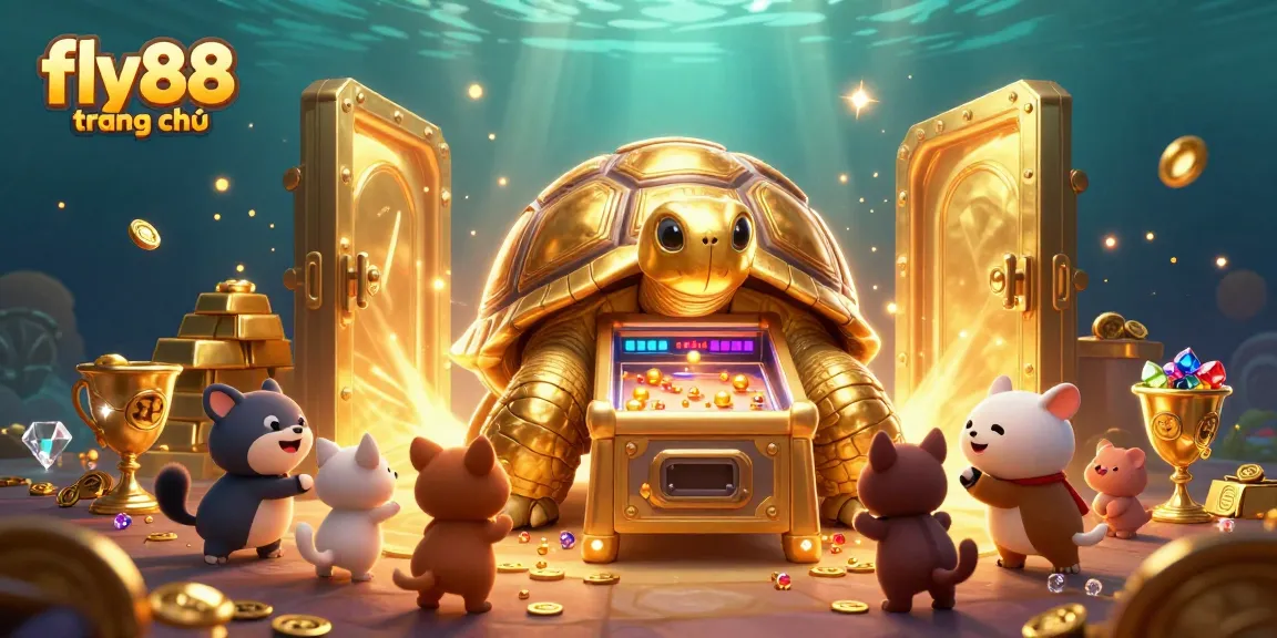 Engage with the exciting gameplay on fly88 trang chủ, where a colossal golden tortoise awaits with treasures galore!