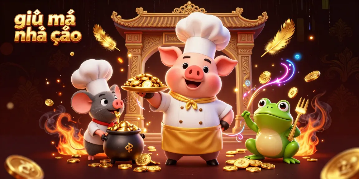 Experience the thrilling world of giải mã nhà cái with vibrant characters and gold coins in an exciting casino setting.