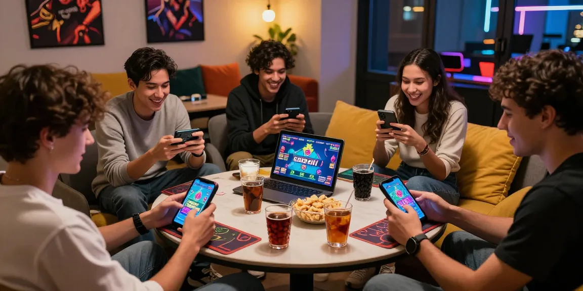 Play online Teen Patti Gold with friends in a vibrant gaming lounge.